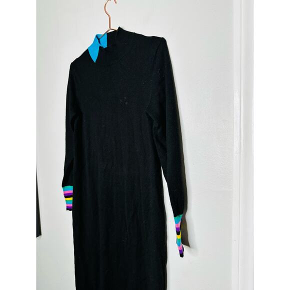 CHINTI & PARKER Bloomsbury Black Wool Cashmere Sweater Dress Size Small - Picture 12 of 15